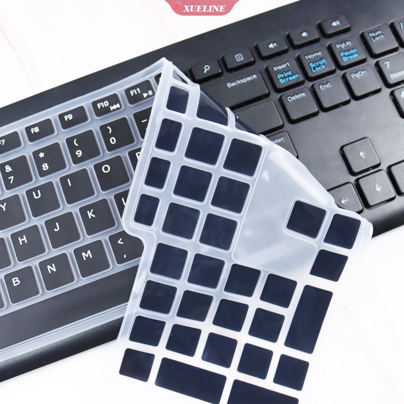 Suitable for Dell Km117 WK117 WK118 desktop keyboard keys ultra-thin soft silicone keyboard cover accessories protective film  [ZXL]