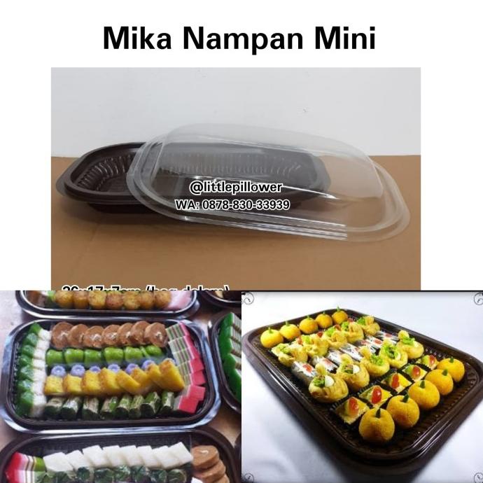 Mika Nampan Small/Mika Kue Tray kue Kecil/Kotak Kue Basah Kering