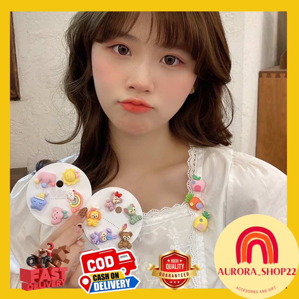 [COD] Isi 5 Pcs Bros Pin Tusuk Kancing Baju Karakter Cute Import Ala Korea Pin Tusuk Hijab Karakter