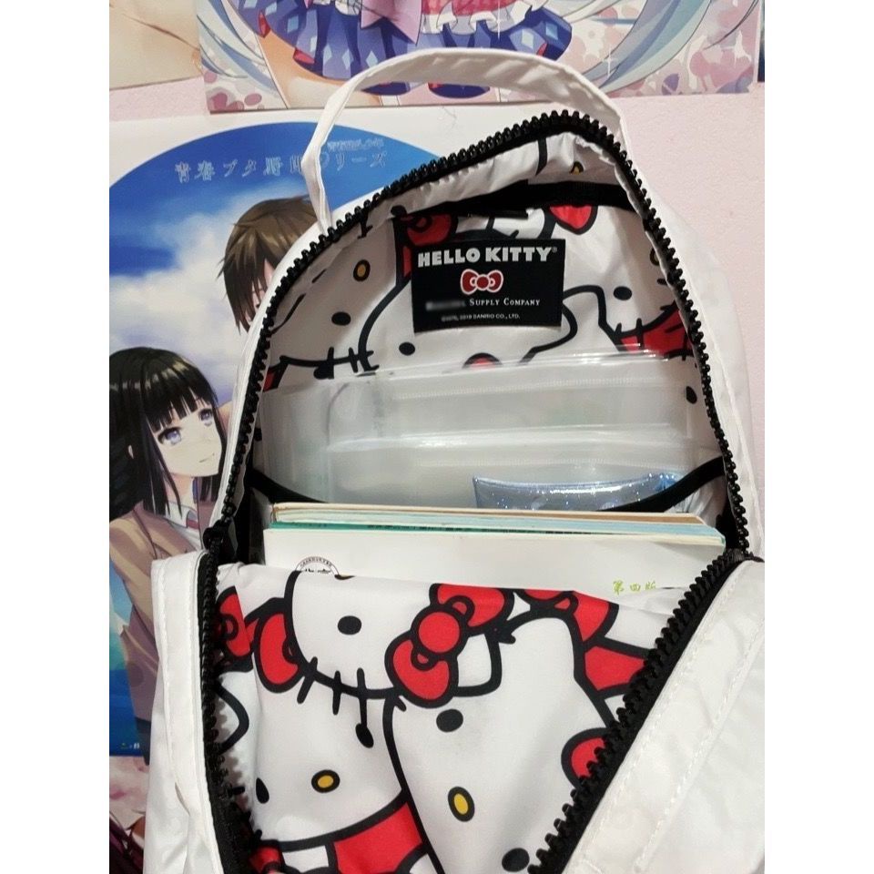 Sera 2022 Baru HelloKitty Joint Nova Tide Merek Ransel Pria dan Wanita Lucu Tas Sekolah Ransel Ringan Siswa