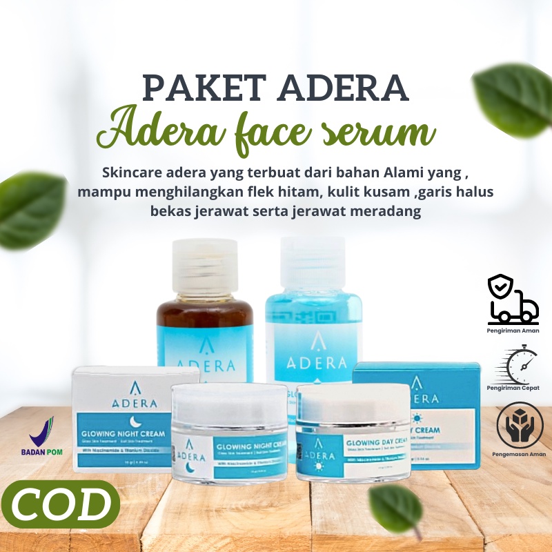 Paket Skincare Adera Bpom Acne Komplit 1 Set Perawatan Kecantikan
