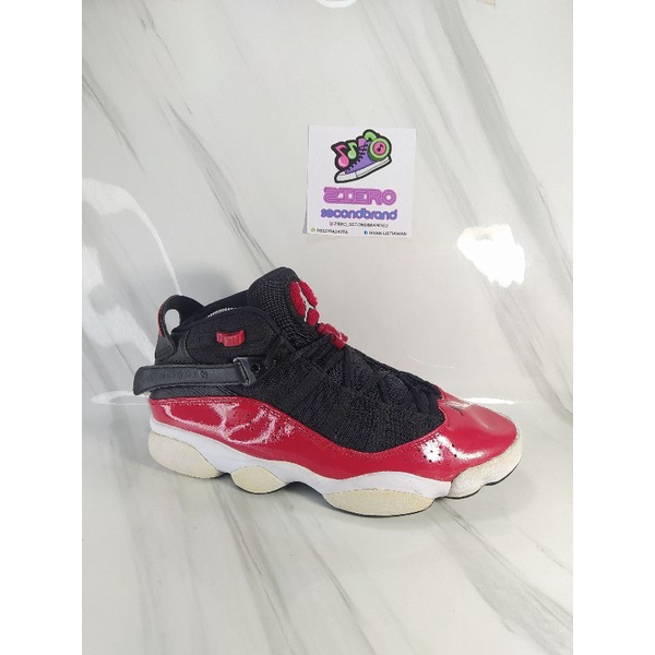 sepatu basket Jordan 6 rings fitnes red