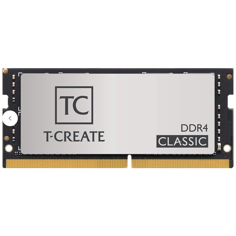TEAM T-CREATE CLASSIC SODIM 1x16GB 2666Mhz TTCCD416G2666HC19-S01