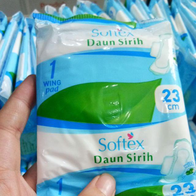 Softex Daun SIrih Sachet Wing 23 cm Pembalut 1 Renceng isi 10