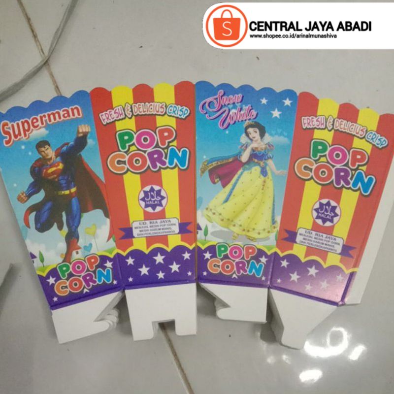 

400 LEMBAR KERTAS POPCORN 12 × 6 BAHAN IVORY PUTIH HIGH QUALITY DUS POP CORN BOX POPCORN KOTAK POPCORN KEMASAN POP CORN PRODUK TERBARU KUALITAS TERBAIK | CENTRAL JAYA ABADI 5774