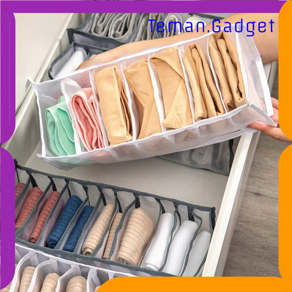 TG-TRV Junejour Kotak Sekat Pakaian Closet Organizer Storage Box - M1467