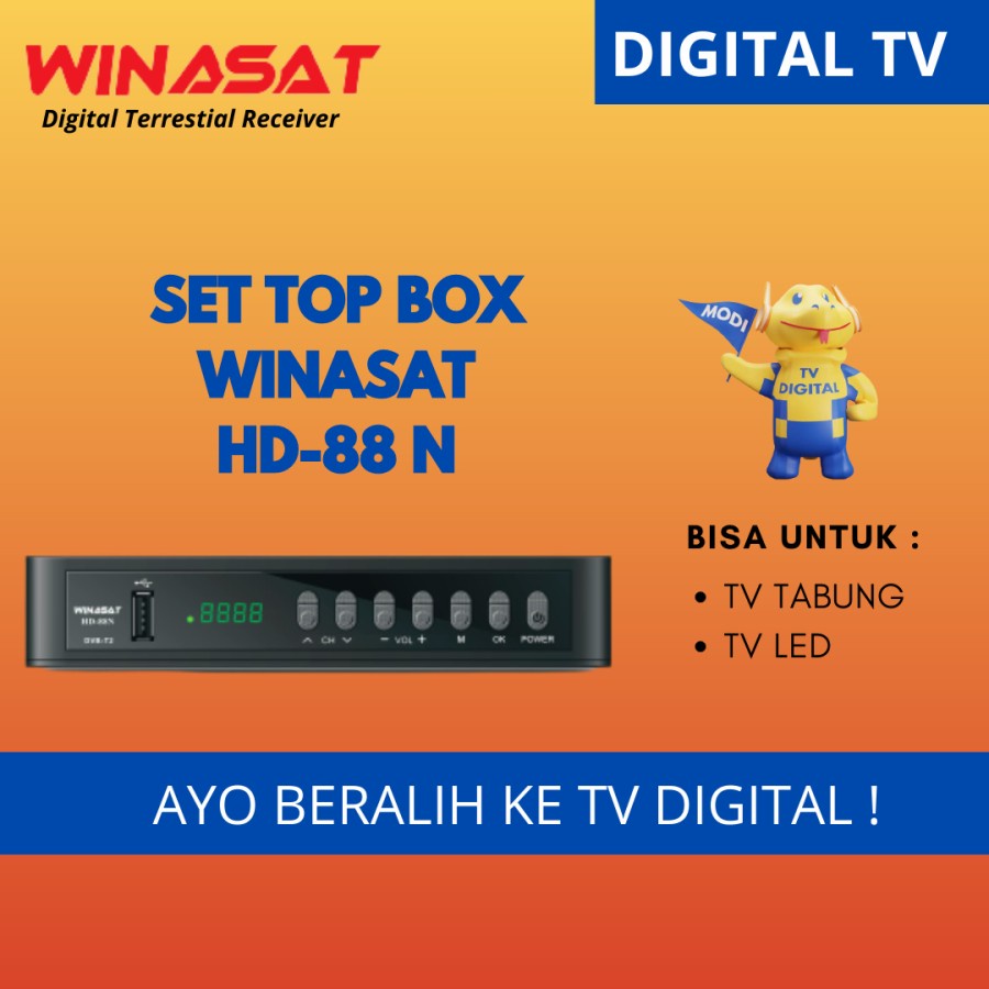 Set Top Box Winasat/STB TV digital Winasat HD-88N - STB Unit