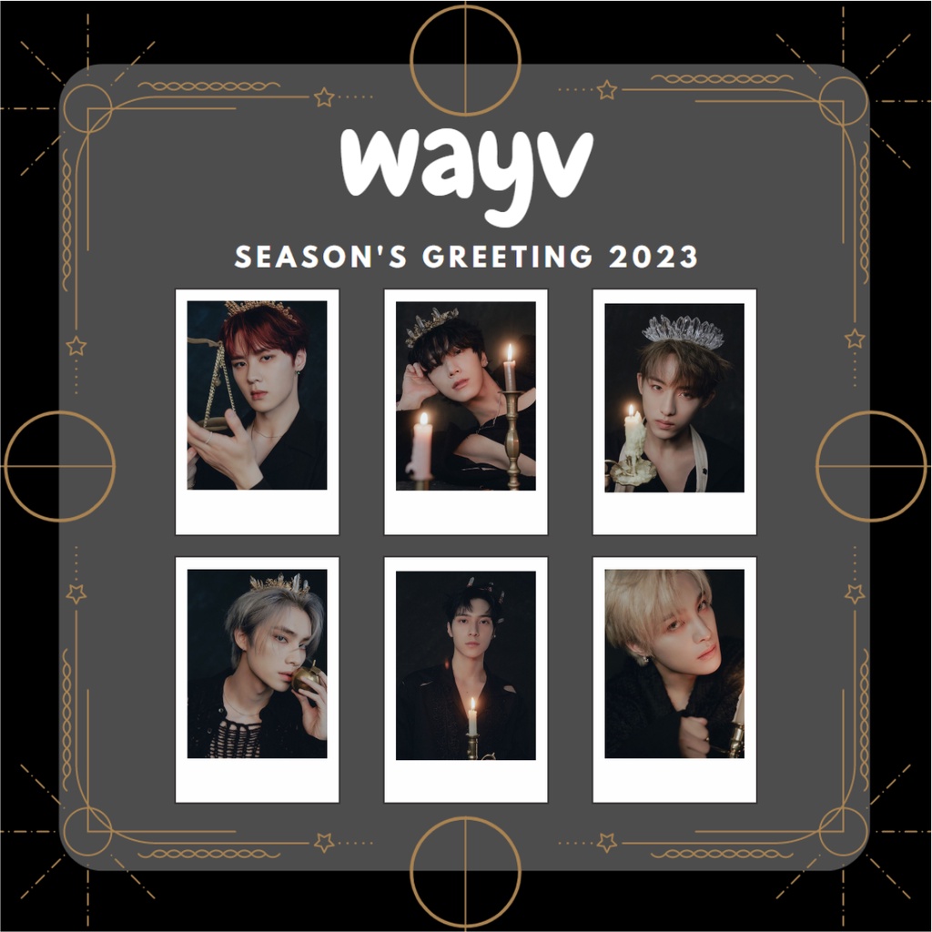 WAYV SEASON'S GREETING POLAROID SET || Foto polaroid WAYV Season's Greeting