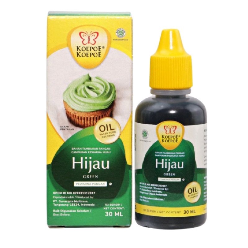 

Abigailcorner - Koepoe Koepoe | Pewarna Hijau Oil Based Premium (30 ml)
