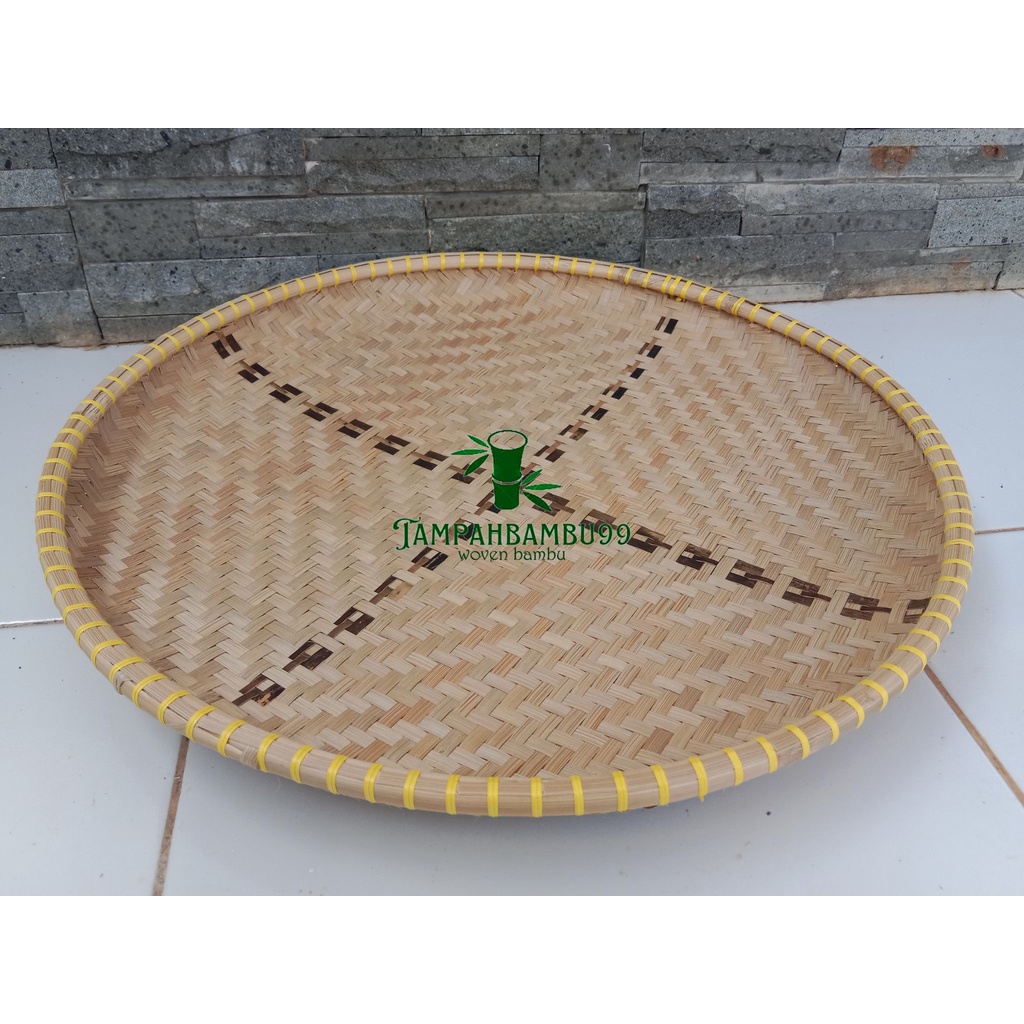 Jual Tampah Bambu Nampan Anyaman Bambu Jumbo Nyiru Bambu Cm Shopee Indonesia