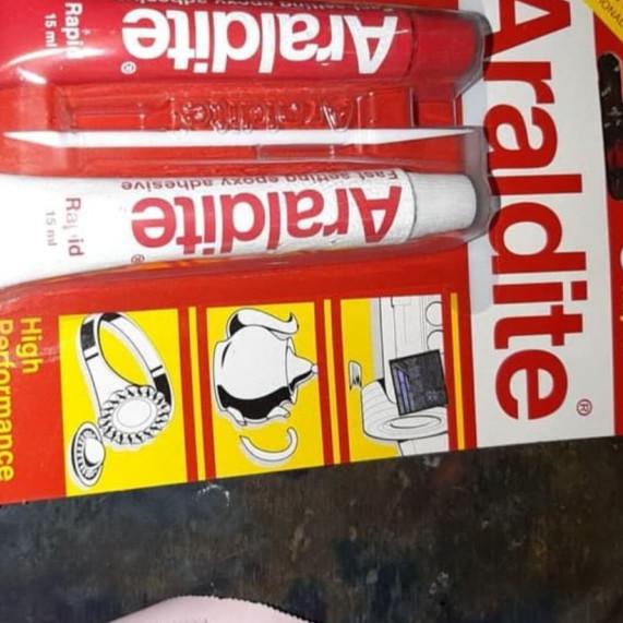 

lem araldite merah 5menit