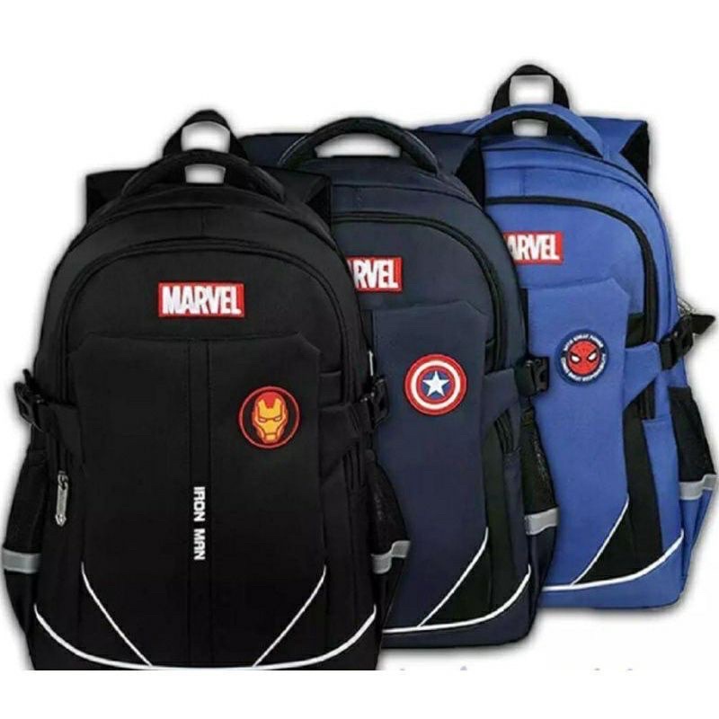 tas sekolah, ransel marvel