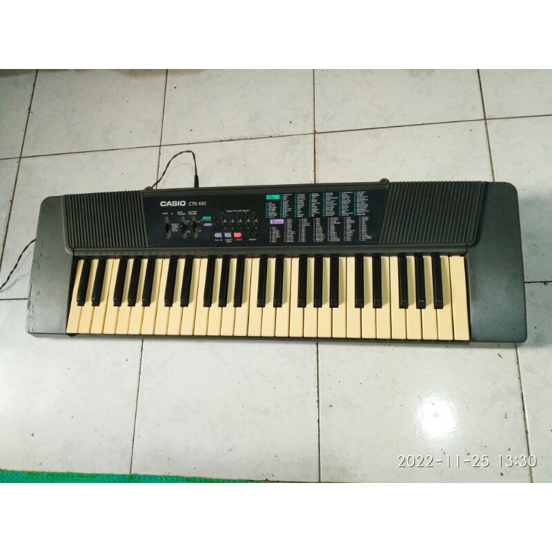 Jual keyboard Casio ctk 100, second Shopee Indonesia