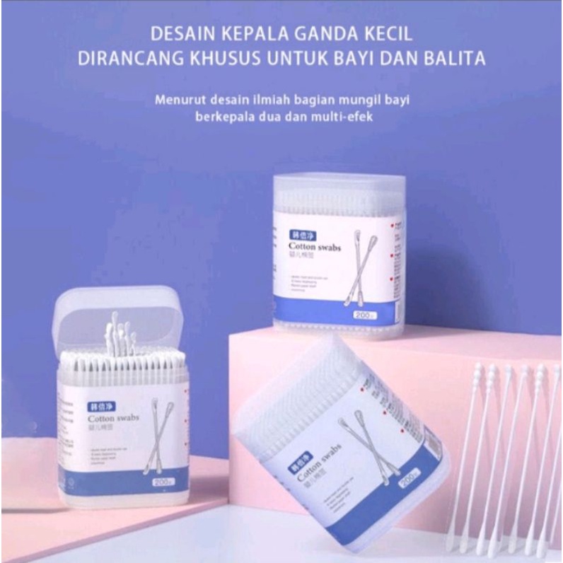 Cotton Swabs/Katembat Anak Bayi Box isi 200Stick
