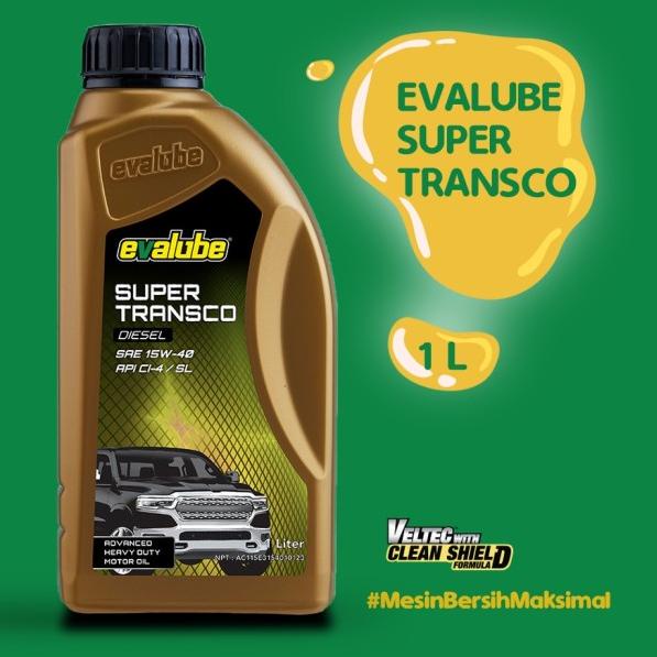 Oli Mobil Diesel Evalube SUPER TRANSCO 15W-40 (1L)