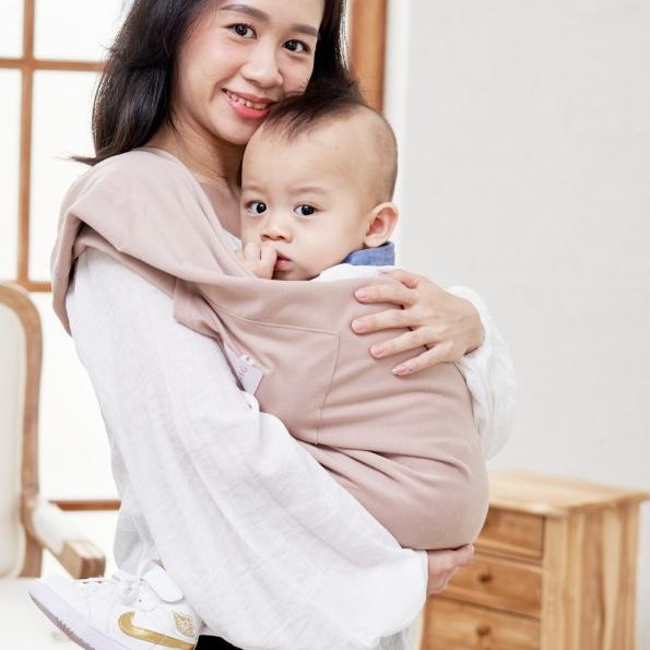 [Deffect/Reject/] TIMANG - Gendongan Ring Sling - Gendongan Kaos - Geos Grey S