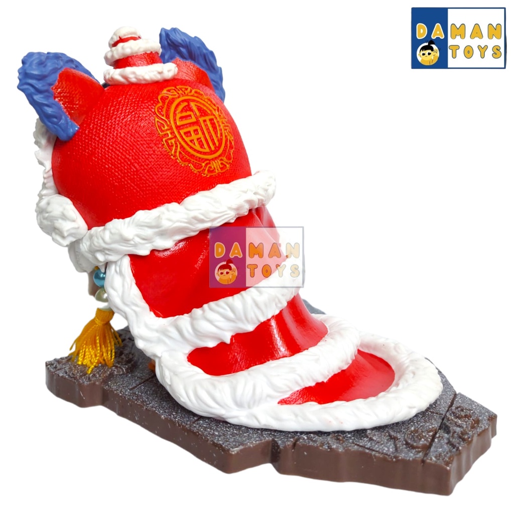 Figur Pajangan Anime One Piece New Year Lion Dance Luffy Action Figure Dolls Koleksi