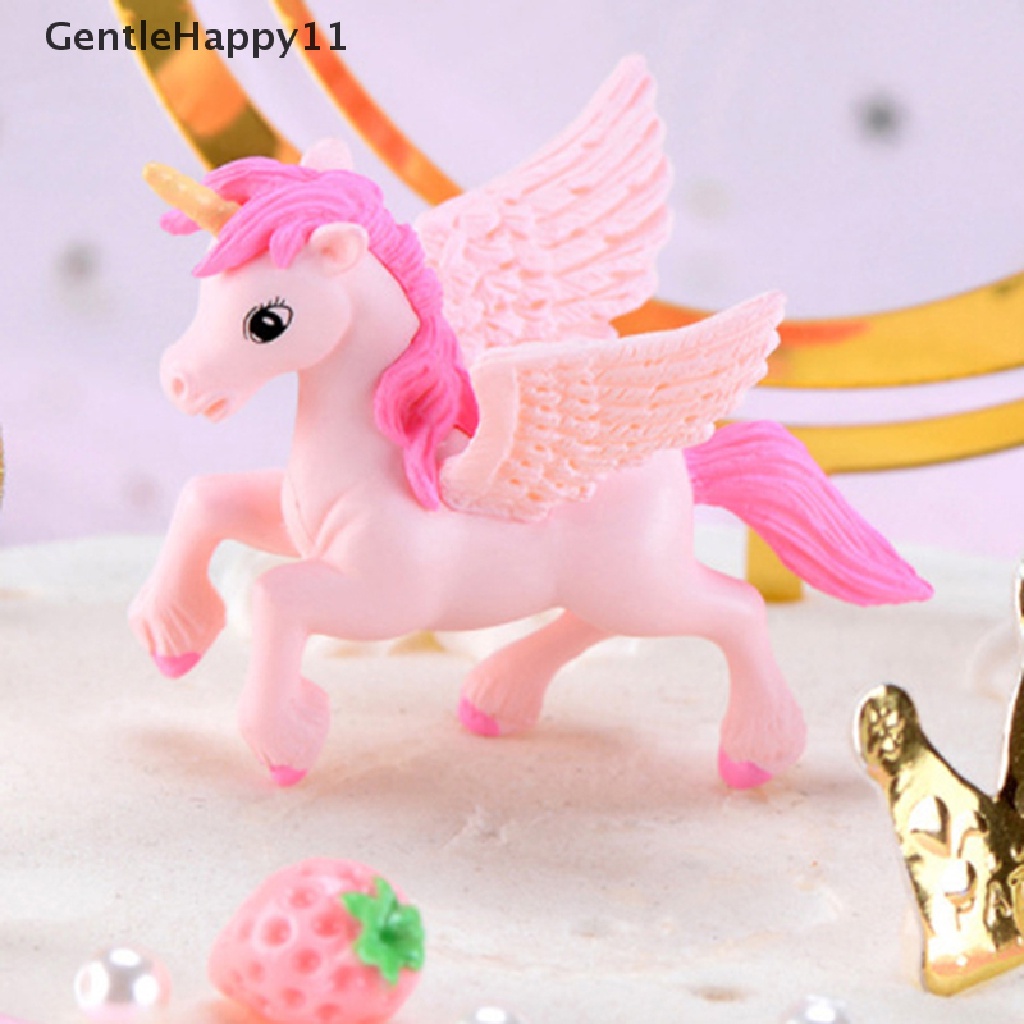 Gentlehappy Miniatur Kuda Pegasus Untuk Dekorasi Taman Mini / Fairy Garden