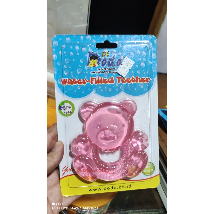 Dodo Water Field Teether / Gigitan Bayi Motif isi Air / Mainan Gigitan Bayi