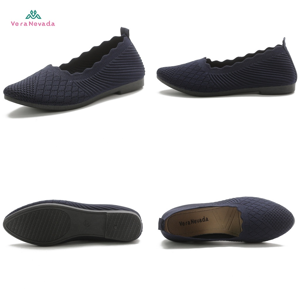 Ivony Seivona - A05 Vera Nevada Sepatu Flat Slip On Wanita Shoes