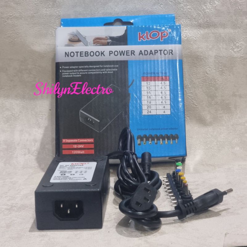 ADAPTOR UNIVERSAL 5A LAPTOP CCTVMULTI FUNGSI 12V - 24V