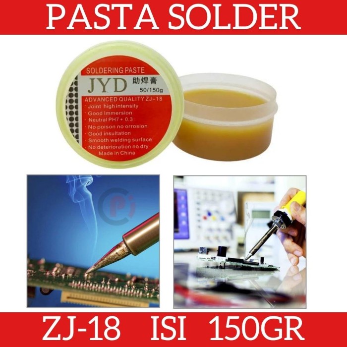 Original ZJ-18 Flux Pasta Minyak Solder Soldering Paste Isi 150gr