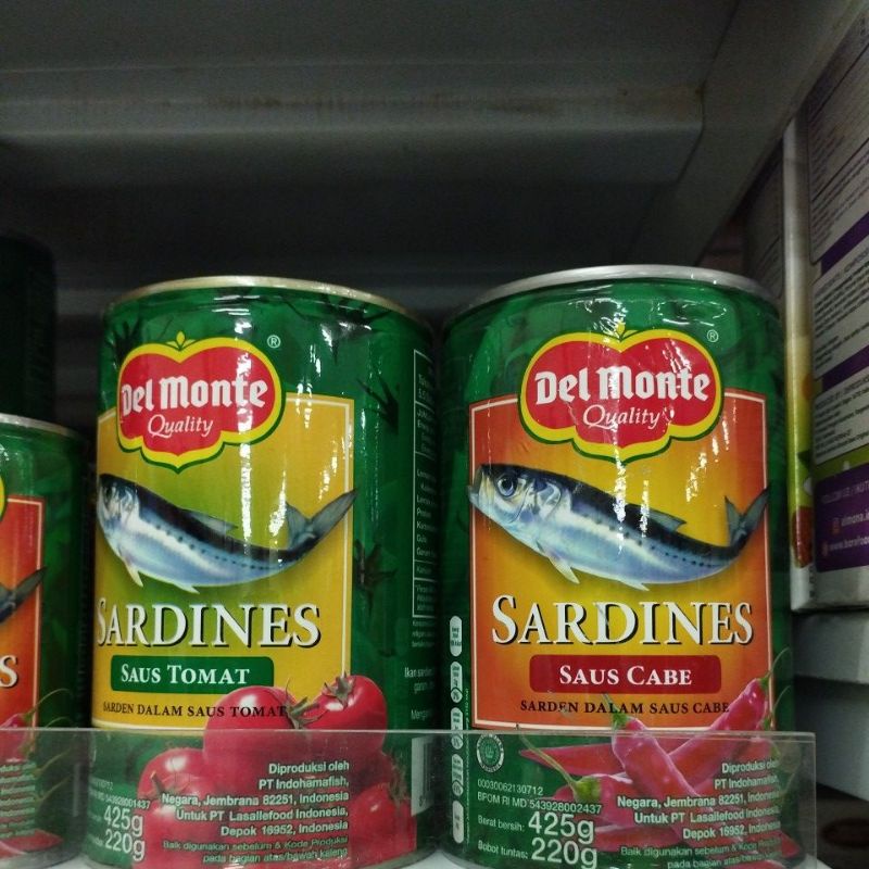 

del monte sardines 425 gr