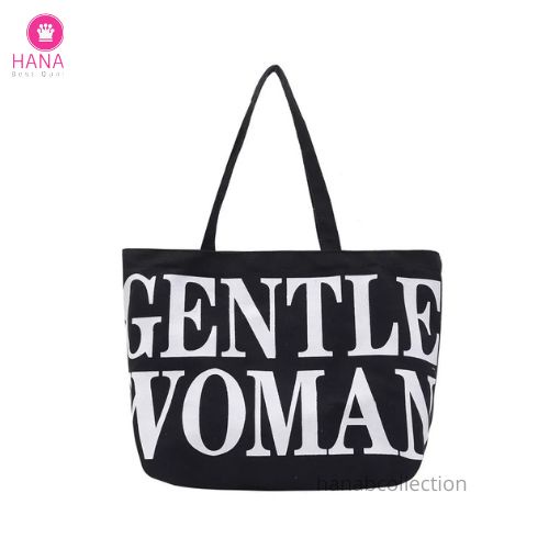 HANABI-tas totebag GENTLE WOMAN tas korea tas wanita tas jalanjalan