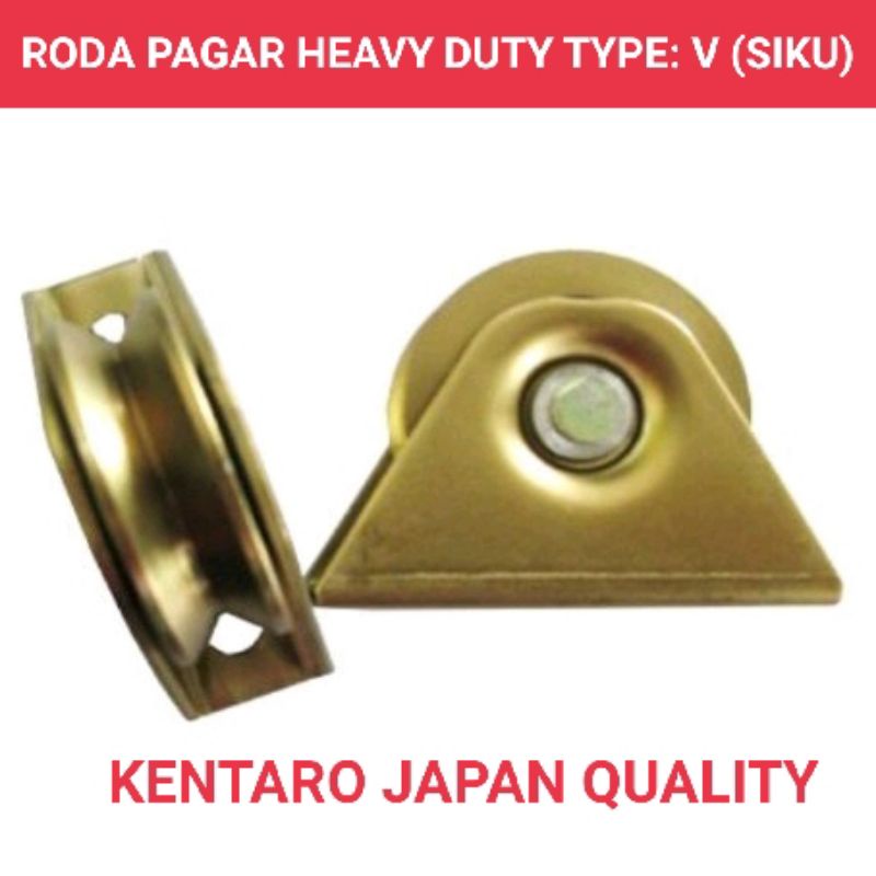 Roda pagar 70mm heavy duty kentaro Japan quality