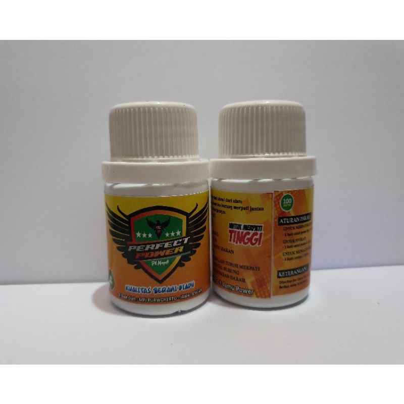 jamu merpati tinggi dan balap perfect power isi 100 butir jamu herbal merpati