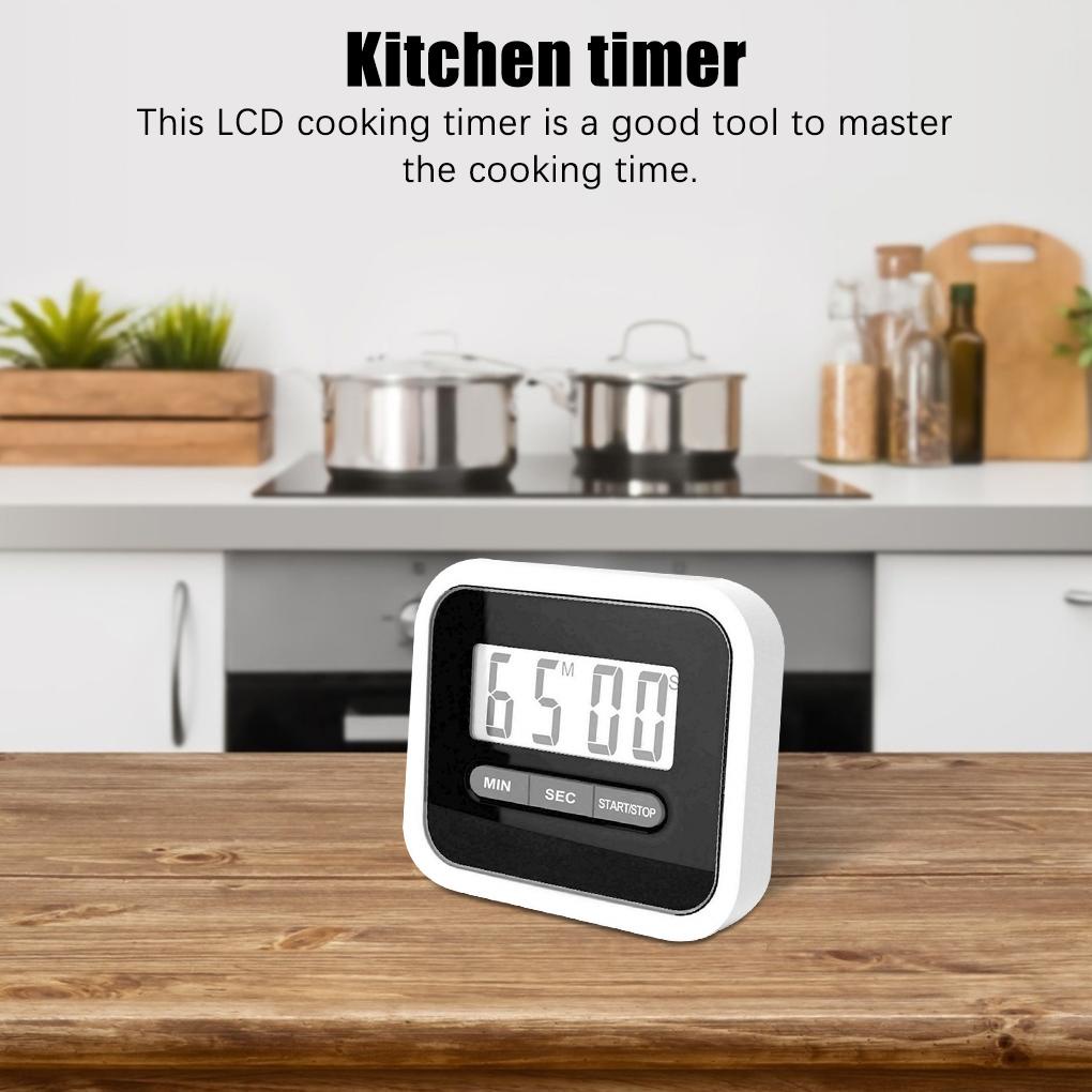 Jam Alarm Timer Dapur Multifungsi Dengan LCD Home Cooking Praktis