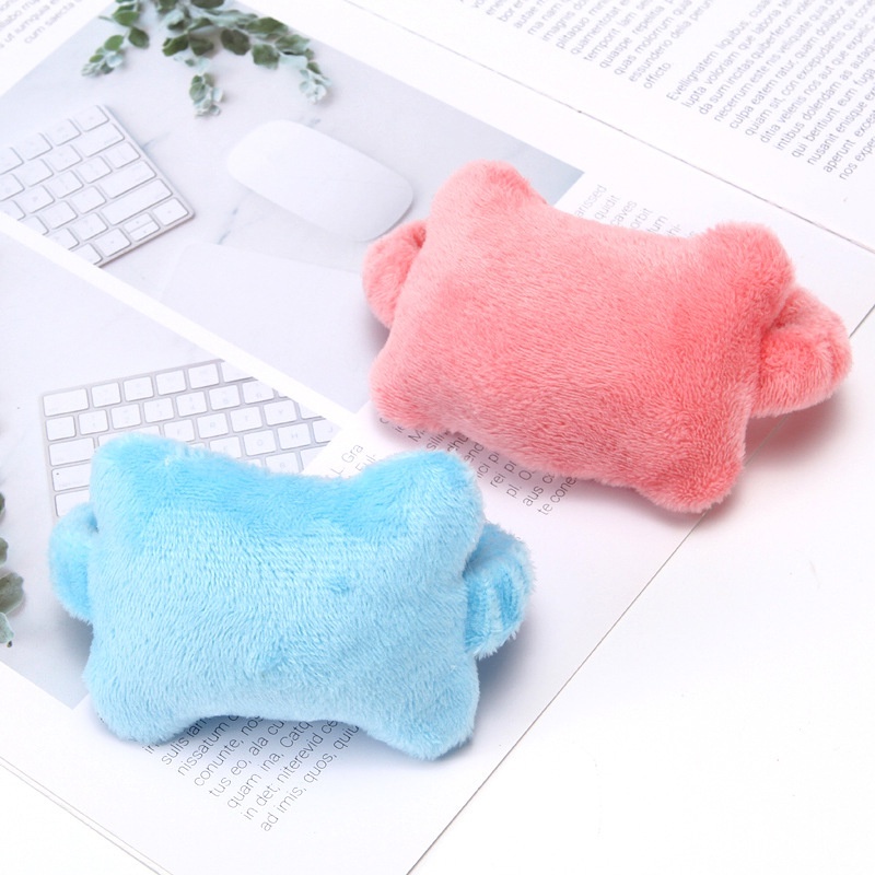 2 PCS / 1 PC Bantalan Penyangga Pergelangan Tangan Bahan Velvet Super Lembut Elastis Untuk Keyboard / Mouse