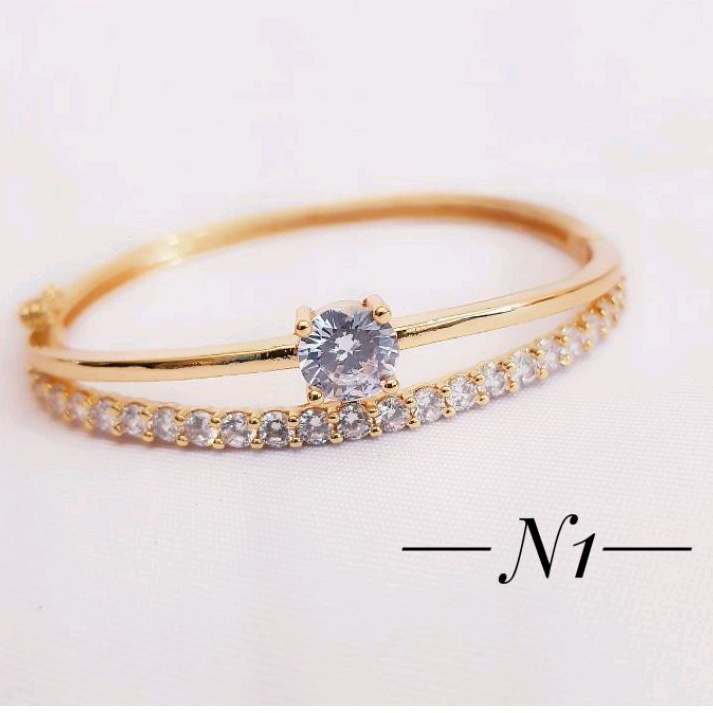 Xuping Set Perhiasan Permata Cantik Mewah Lapis Emas 18k 119d
