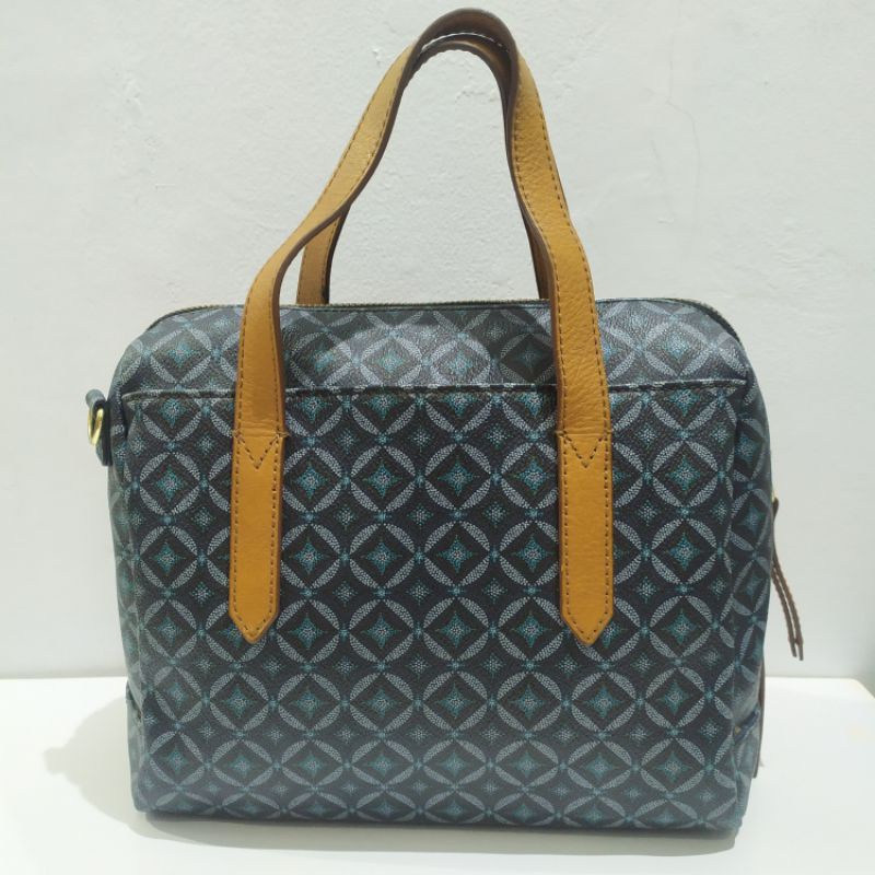 Fossil Sydney Satchel blue Preloved