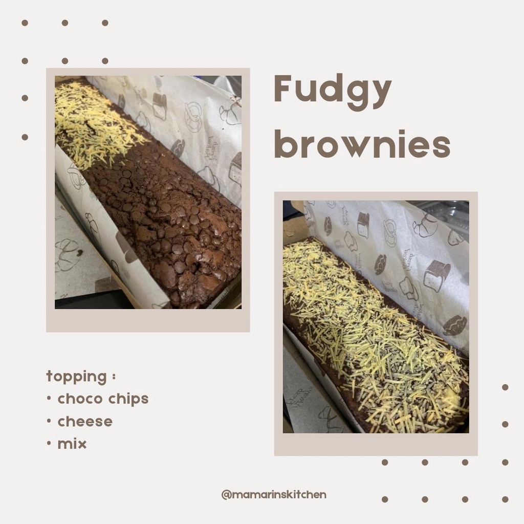 

Fudgy Brownies / Brownies Panggang