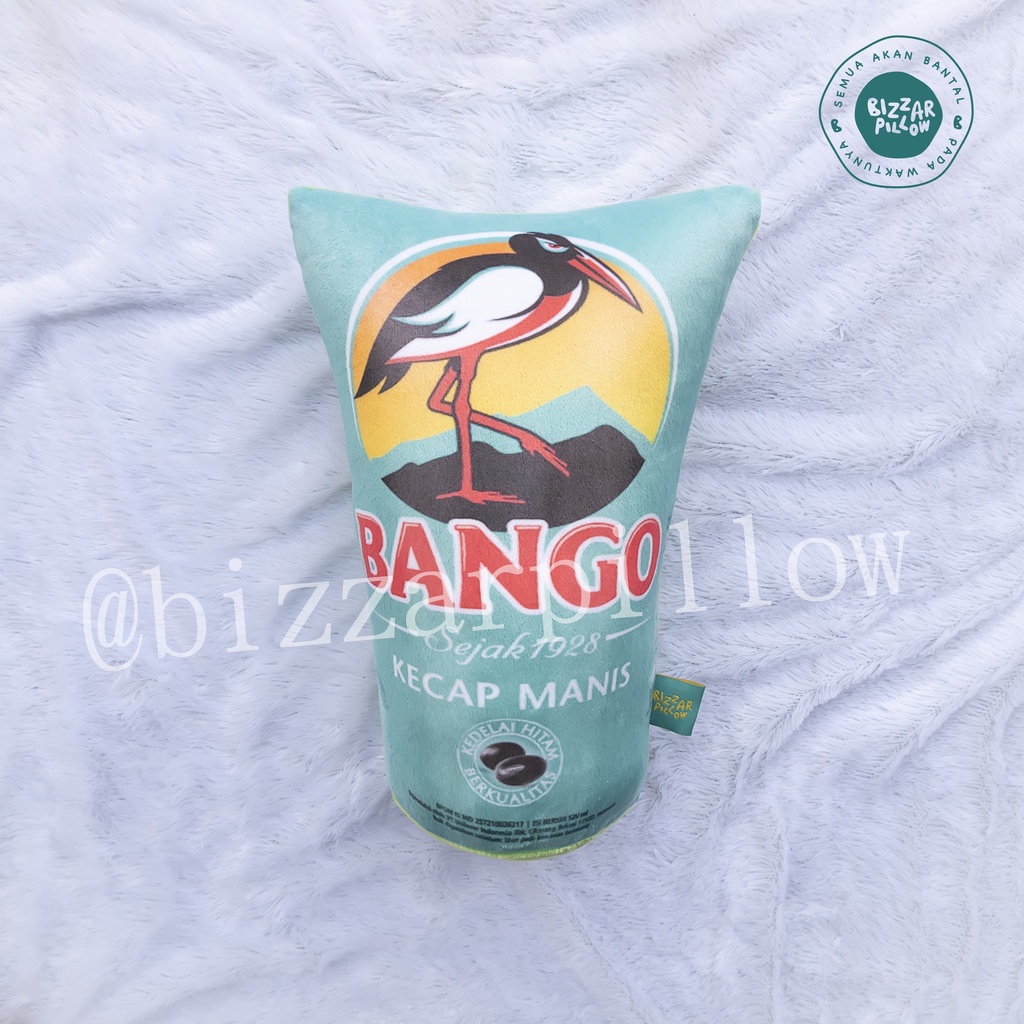 Bizzarpillow Bantal Sofa Unik Kemasan Saus / Kecap / Mayones BZ332