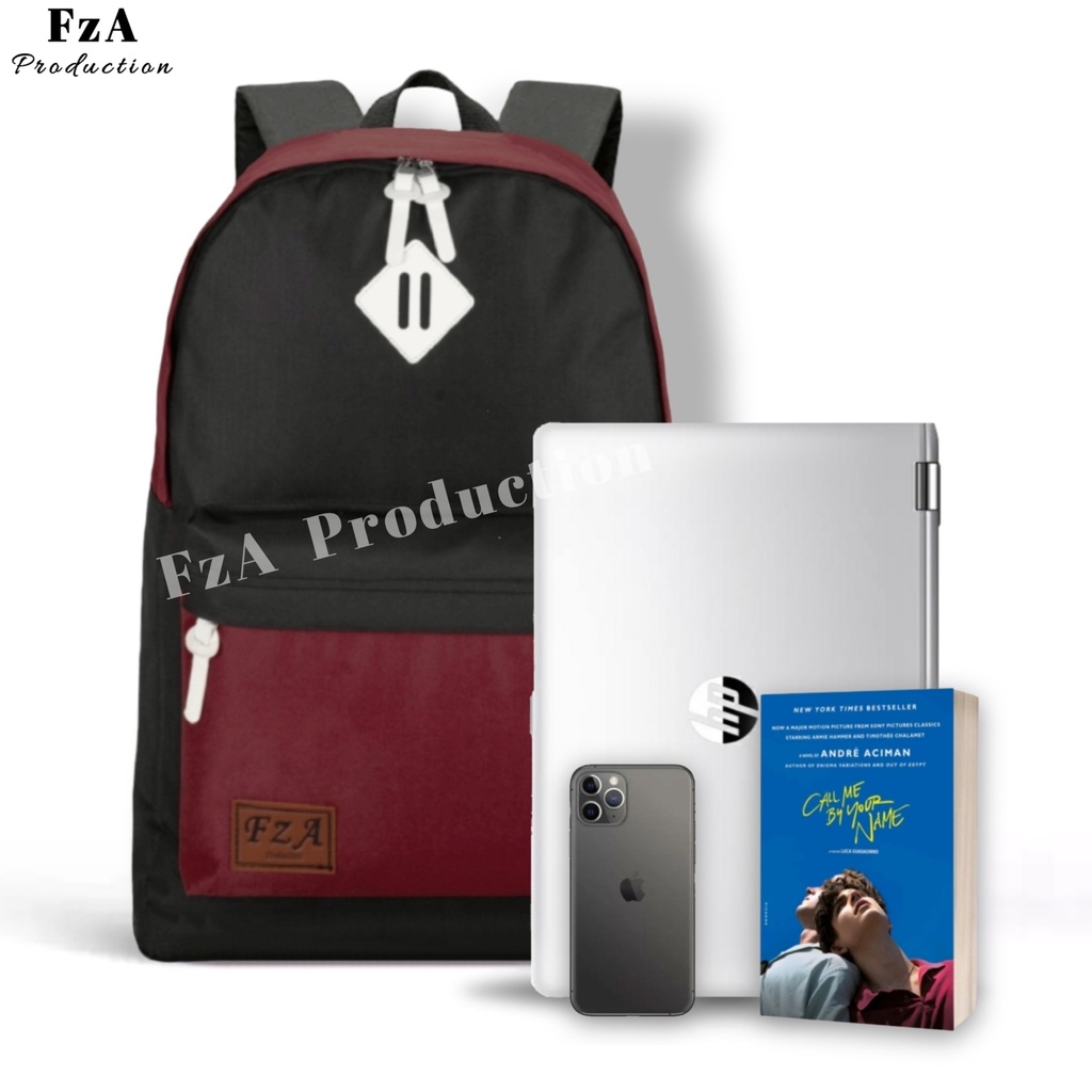 FzA Official - Tas Ransel Distro Original Casual pria Wanita / Tas Ransel Laptop / Backpack Sekolah Kuliah Distro Original Tas Punggung Laptop - BMR