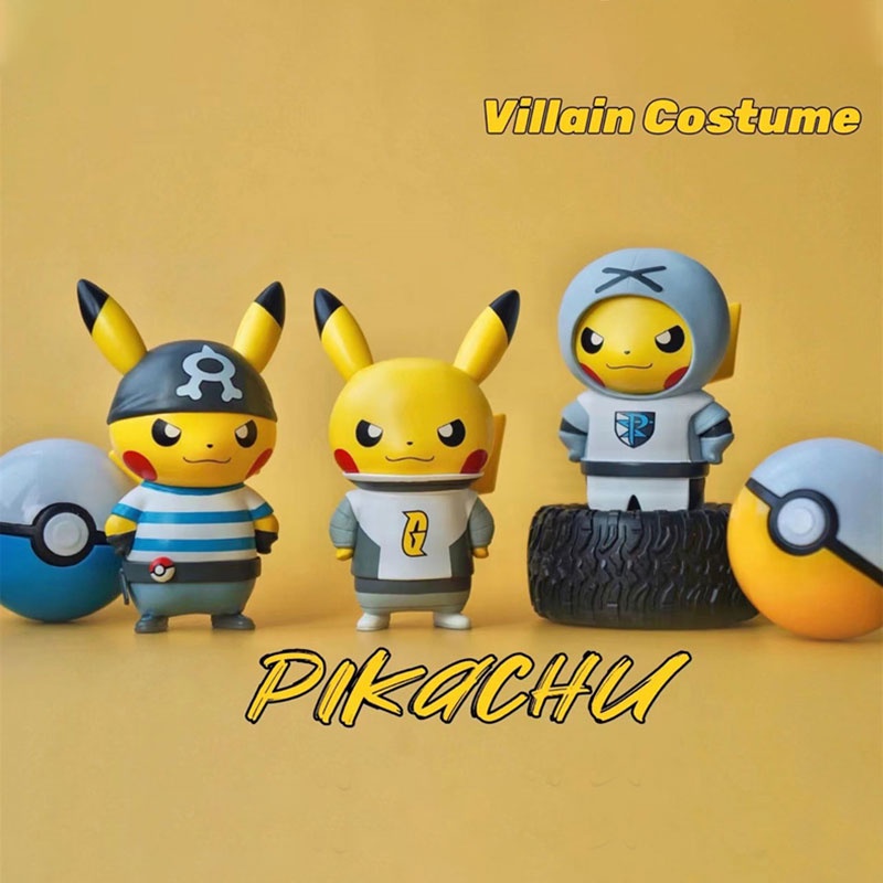 Mainan Action Figure Pokemon Pikachu Untuk Hadiah Ulang Tahun