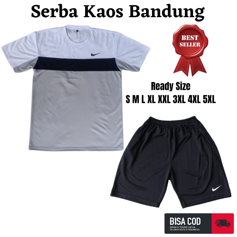 Jersey Jersy Set Baju Kaos Atasan dan Bawahan Kolor Celana Pendek Olahraga Tim Team Badminton Buluta