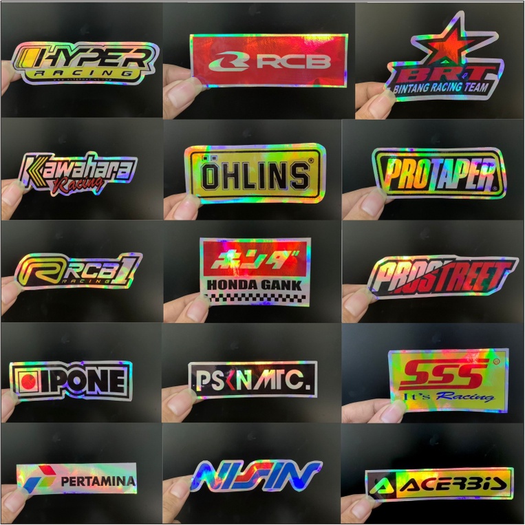 stiker racing terbaru / stiker motor / stiker sponsor / sticker pack / stickerprostreet / sticker  / sticker hologram  / sticker racing / sticker