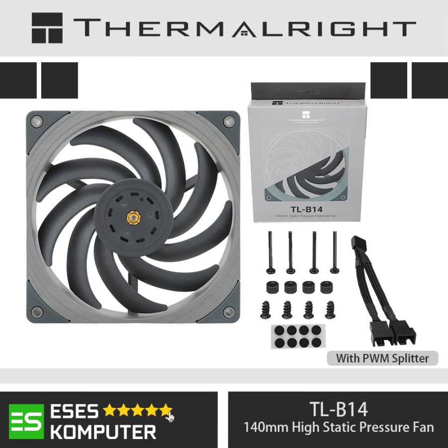 Fan THERMALRIGHT TL-B14 PWM | 140mm High Static Pressure Fan