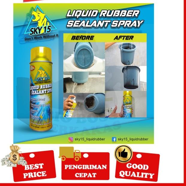

SKY15 LIQUID RUBBER SEALENT/Semprotan Anti Bocor /SPRAY ANTI BOCOR - Hitam