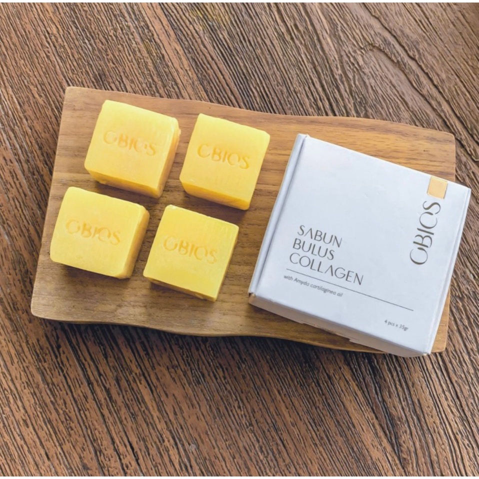 Sabun Bulus Collagen Obios BPOM Perawatan Wajah Atasi Flek dan Payudara 1 Box isi 4pcs