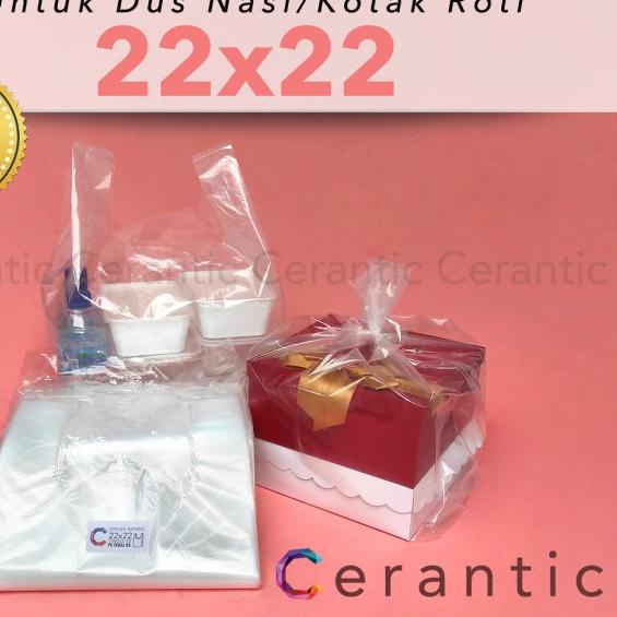 

Kresek Bening Transparan 22 x 22 PE TEBAL untuk Box Dus 22x22 cm