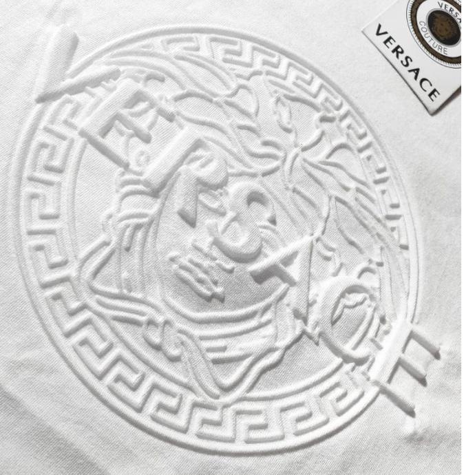 Paling Dicari Baju Kaos Pria Versace Embos / Timbul Cotton Combed