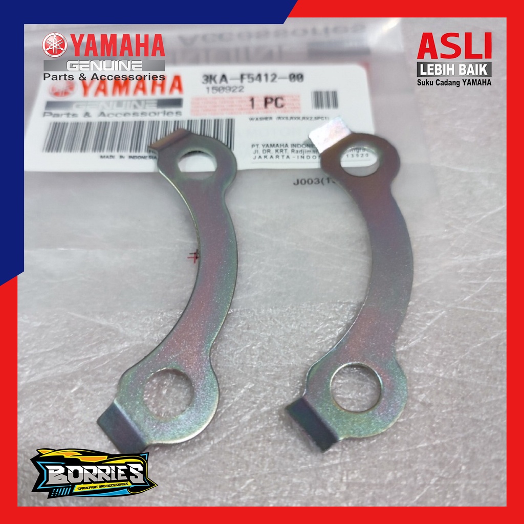 WASHER KLEM PENGUNCI BAUT DISC CAKRAM RX KING,RXZ,RXS,RX SPESIAL ASLI ORI ORIGINAL YAMAHA YGP 3KA-F5
