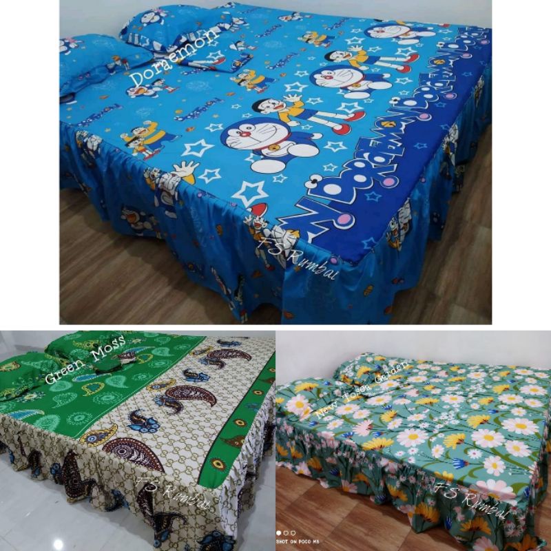 Sprei Homemade Rumbai Uk 180x200/ Netral
