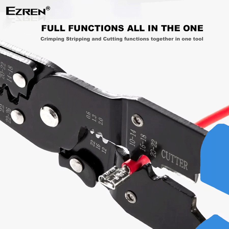 Ezren EZ-202B Tang Potong Kabel Multifungsi Crimping Skun Kabel Wire