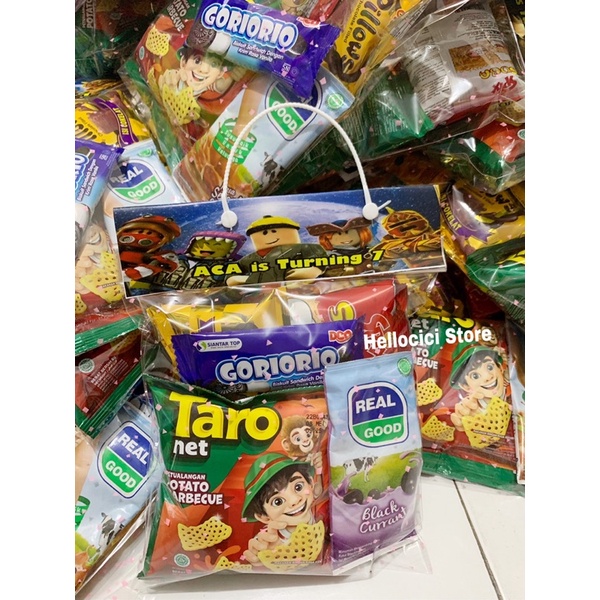 PARCEL NEMTEK BINGKISAN SNACK KEMASAN ULANG TAHUN