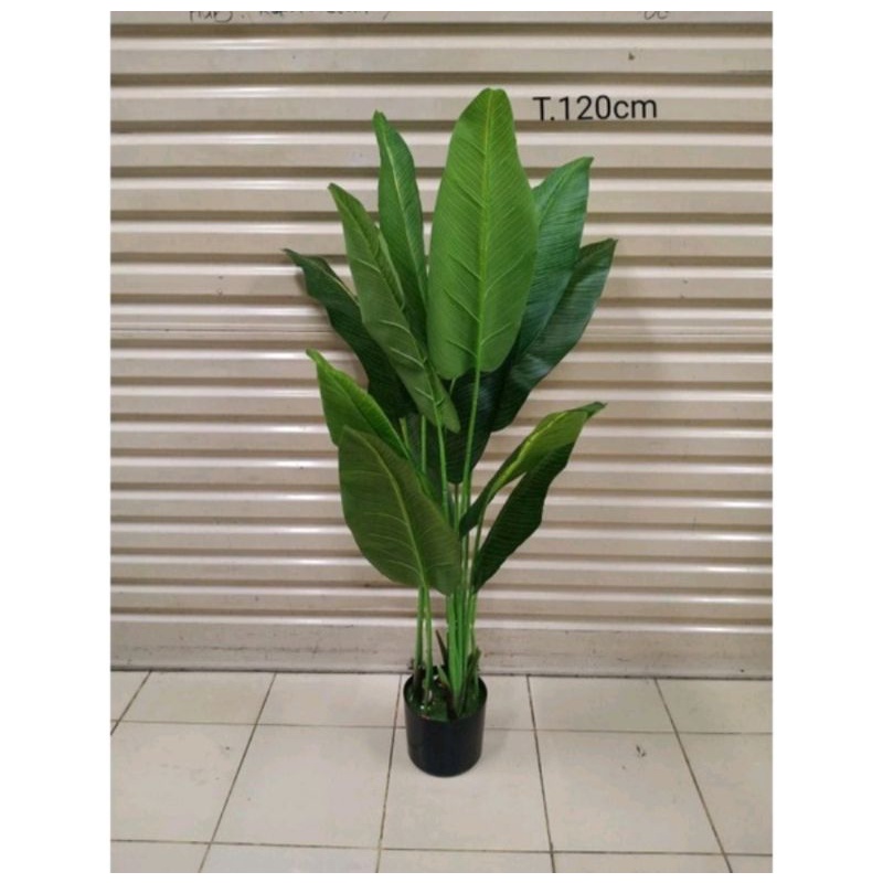 pohon pisang/pohon artificial/bunga plastik/tanaman hias